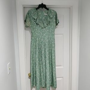 Beautiful Vintage Ellen ashley sea green dress!